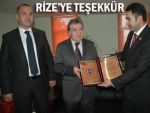 Başbakanın korumasından Rize'ye ziyaret