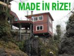 Rize'de akıllara ziyan bir yapı daha!