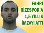 Fahri Tatan 3. kez Çaykur Rizespor'da