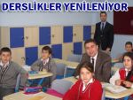 Hayırseverin ismi yenilediği sınıfa veriliyor