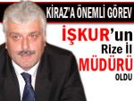 Rize İŞKUR'un yeni müdürü Hasan Kiraz oldu