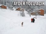 Ayder yayla yolu sürekli açık tutuluyor