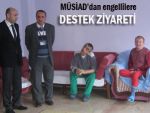 Rize MÜSİAD'dan engellilere destek ziyareti