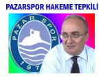 Pazarspor'dan Araklı maçı hakemine tepki