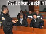 Rize'de temizlik işçilerine bomba eğitimi!