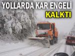 KARDAN KAPANAN YOLLAR ULAŞIMA AÇILDI