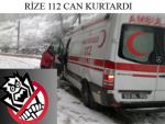 Rize 112, Amasya'da can kurtardı!