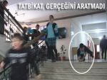 Tatbikatta öğrenciler merdivenden yuvarlandı