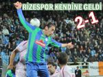 Rizespor evinde 7 maç sonra ilk kez kazandı