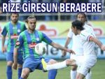 Ne Rize'ye yaradı ne Giresun'a: 1-1