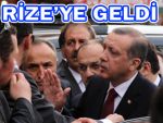 Başbakan Erdoğan memleketi Rize'de