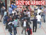 Rize'de lise öğrencilerinin sopalı kavgası!