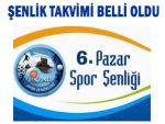 6. Pazar Spor şenliği 4 Haziran'da başlıyor