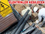 PAZAR'DA CUMARTESİ ELEKTRİK KESİNTİSİ