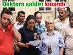 RİZE'DE DOKTORA SOPAYLA SALDIRDILAR!