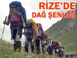 Rize'de Uluslararası Dağcılık ve Turizm Şenliği
