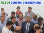 Yazıcı, Rize'de gezi ve incelemelerde bulundu