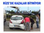 RİZE'DE ZİNCİRLEME TRAFİK KAZASI