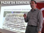 Pazar'da arıcılara yönelik eğitim semineri