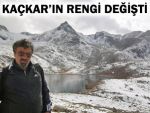 Rize'de Kaçkar Dağları'na yılın ilk karı yağdı