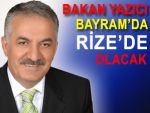 Bakan Yazıcı, bayramın 2. günü Rize'de olacak