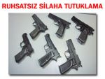 6 ruhsatsız silahla yakalanan kişi tutuklandı!