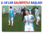 Pazarspor'un U-16'ları galibiyetle başladı