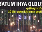 Yeni yıl için 10 bin kişi Batum'a geçti!