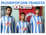 PAZARSPOR 3 OYUNCUYA İMZA ATTIRDI