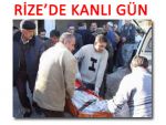 Rize’de silahla vurulan bir kişi hayatını kaybetti