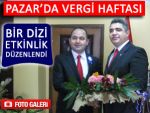 Pazar'da Vergi Haftası etkinlikleri düzenlendi