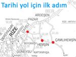 HEMŞİN - ÇAYELİ YOLU AÇILIYOR