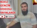 Rizeli gencin ölüm görüntüsü yayınlandı