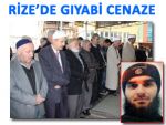 Burak için Rize'de gıyabi cenaze namazı kılındı