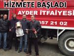 AYDER'DE YENİ İTFAİYE ARACI HİZMETE GİRDİ