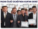 Pazar Ülkü Ocağı'nda Kur'an-ı Kerim öğrendiler