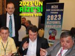 RİZE'NİN 5 VİZYONEL PROJESİ BELİRLENDİ