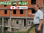 Rize'de ilginç yapılara bir yenisi daha eklendi