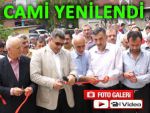 Pazar'da yenilenen cami için açılış töreni