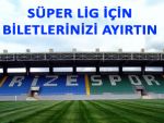 Rizespor'da, kombine ve bilet fiyatları açıklandı