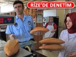 RİZE'DE FIRINLARA RAMAZAN DENETİMİ