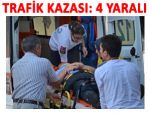 Rizeli aile Çorum'da kaza yaptı: 4 yaralı
