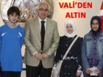 Vali'den SBS ve LYS'de derece yapanlara altın