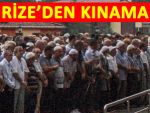 MISIR ŞEHİTLERİ İÇİN RİZE'DE NAMAZ