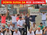 MISIR DARBESİ, RİZE'DE PROTESTO EDİLDİ