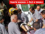 RİZELİ AİLE KAZA GEÇİRDİ: 1 ÖLÜ 4 YARALI