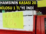 HAMSİNİN KİLOSU 1 TL'YE KADAR GERİLEDİ