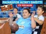 PAZARSPOR HENTBOL TAKIMI FIRTINA GİBİ