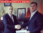 Pazar'dan bir aday adayı başvurusu daha