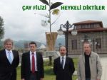 ÇAMLIHEMŞİN YOLU GİRİŞİNE ÇAY HEYKELİ